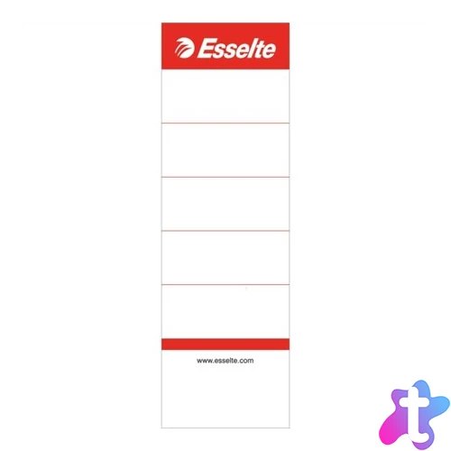Cserecímke, iratrendezőhöz, kétoldalas, 50x158 mm, ESSELTE, fehér
