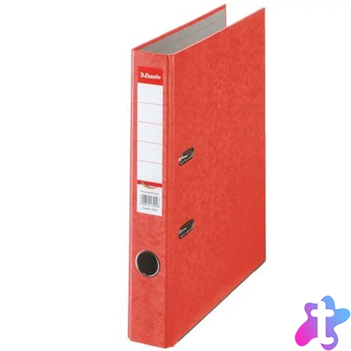 Iratrendező, 50 mm, A4, karton, ESSELTE "Rainbow", piros