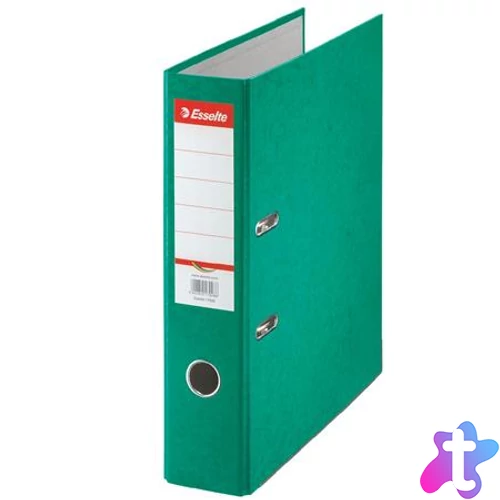 Iratrendező, 75 mm, A4, karton, ESSELTE "Rainbow", zöld