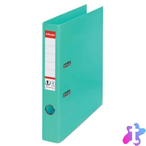 Iratrendező, 50 mm, A4, PP, élvédő sínnel, ESSELTE "Standard", mentazöld