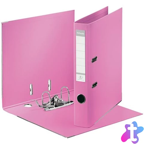 Iratrendező, 50 mm, A4, PP, élvédő sínnel, ESSELTE "Standard", mályva