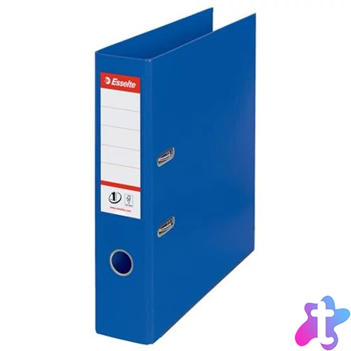 Iratrendező, 75 mm, A4, PP, élvédő sínnel, ESSELTE "Standard", kék