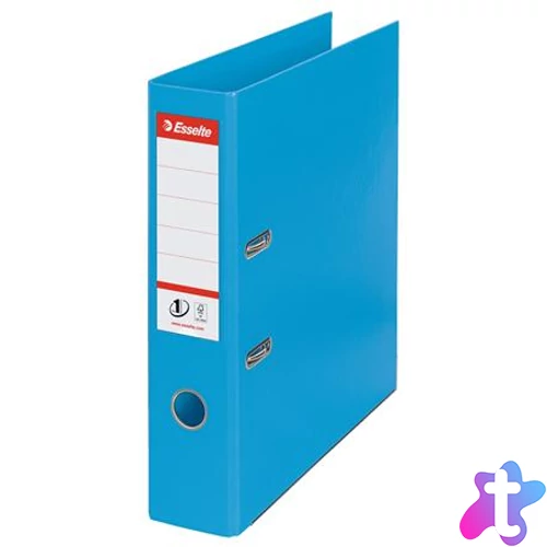Iratrendező, 75 mm, A4, PP, élvédő sínnel, ESSELTE "Standard", tengerkék