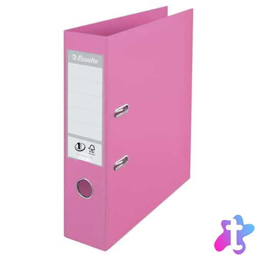 Iratrendező, 75 mm, A4, PP, élvédő sínnel, ESSELTE "Standard", mályva