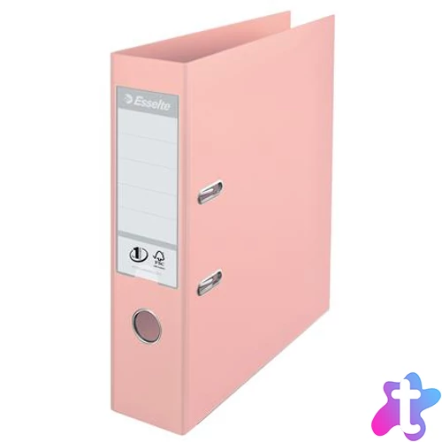 Iratrendező, 75 mm, A4, PP, élvédő sínnel, ESSELTE "Standard", barack