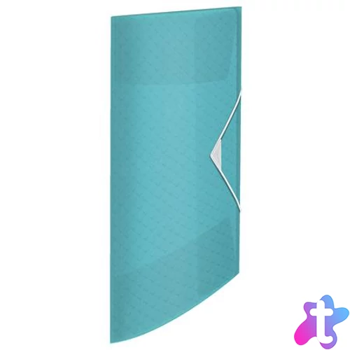 Gumis mappa, 15 mm, PP, A4, ESSELTE "Colour`Breeze", kék