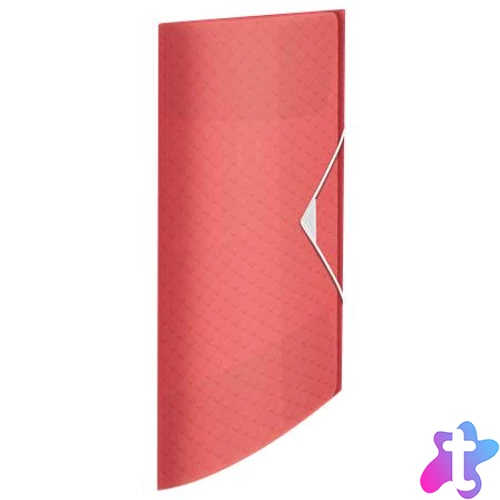 Gumis mappa, 15 mm, PP, A4, ESSELTE "Colour`Breeze", korall