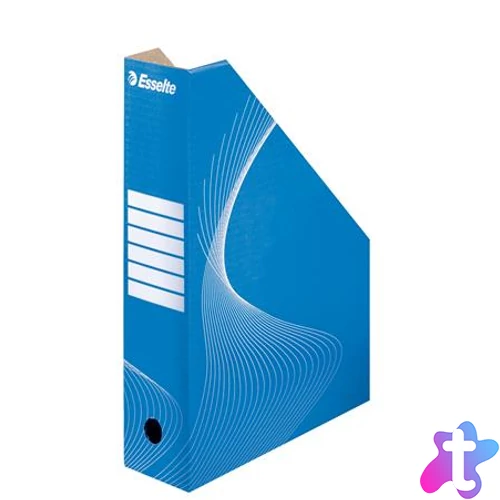 Iratpapucs, karton, 80 mm, összehajtható, ESSELTE "Standard", kék