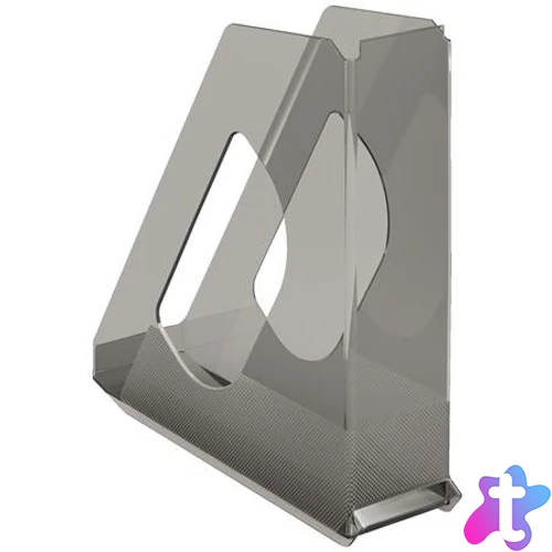 Iratpapucs, műanyag, 68 mm, ESSELTE "Europost", füstszínű