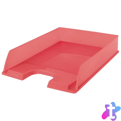 Irattálca, műanyag, ESSELTE "Colour`Breeze", korall