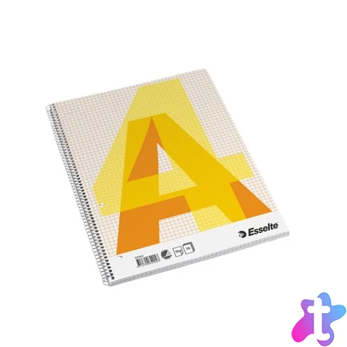Spirálfüzet, A4, kockás, 70 lap, ESSELTE