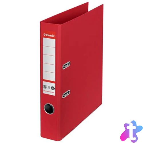 Iratrendező, 50 mm, A4, élvédő sínnel, ESSELTE "No.1", piros