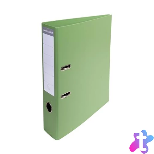 Iratrendező, 70 mm, A4, PVC, EXACOMPTA, lime