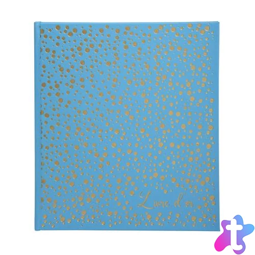 Vendégkönyv, 21x19 cm, 70 lap, EXACOMPTA, türkíz