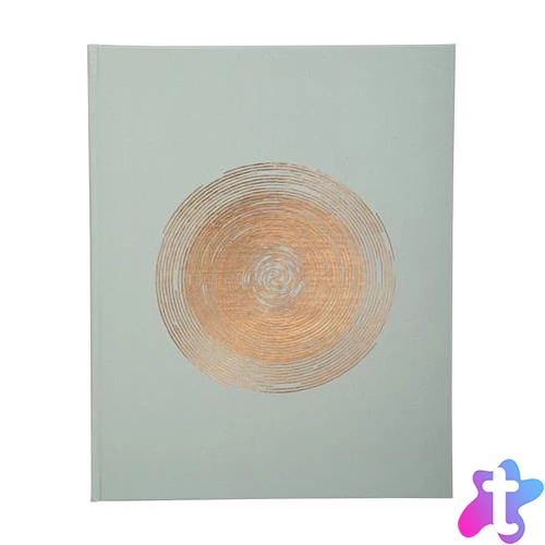 Vendégkönyv, 27x22 cm, 50 lap, EXACOMPTA "Ellipse", zöld