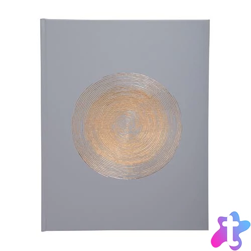 Vendégkönyv, 27x22 cm, 50 lap, EXACOMPTA "Ellipse", szürke