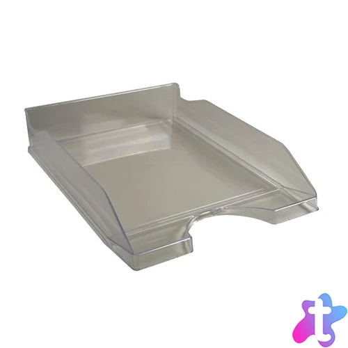 Irattálca, műanyag, A4+, EXACOMPTA "Office", áttetsző szürke