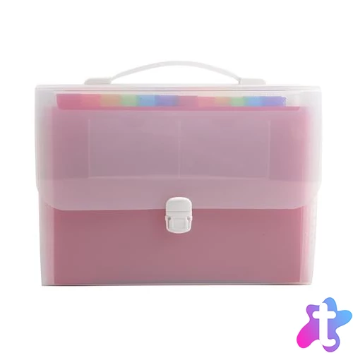 Harmonikatáska, 330x290 mm, PP, 24 rekesz, EXACOMPTA