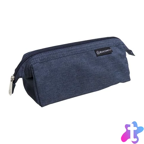 Tolltartó, cipzáras, EXACOMPTA "AutentiK", vegyes színek