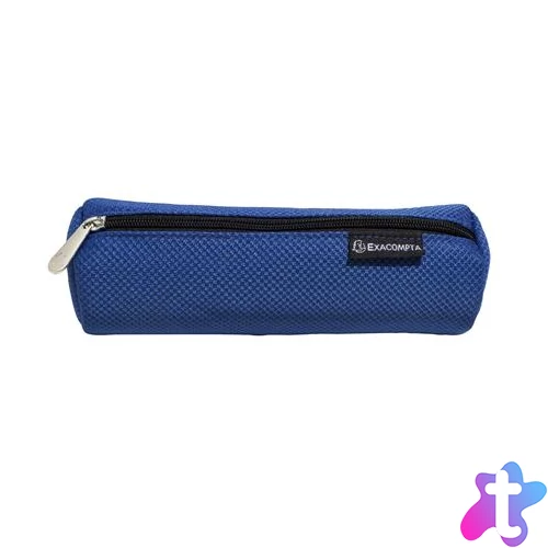 Tolltartó, cipzáras, henger, EXACOMPTA "Mesh", vegyes színek