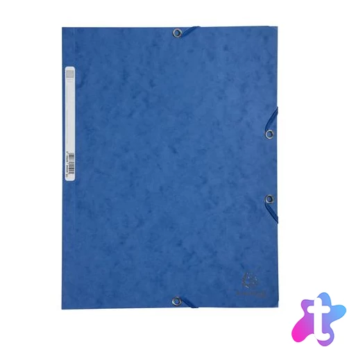 Gumis mappa, prespán, A4, EXACOMPTA, kék