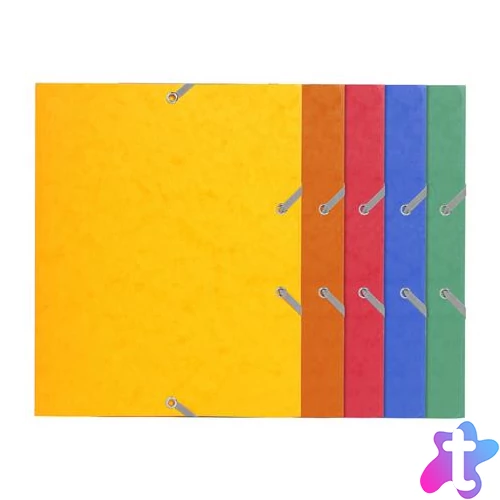 Gumis mappa, prespán, A5, EXACOMPTA, vegyes színek