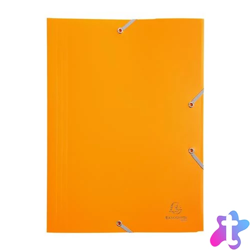 Gumis mappa, PP, A4, EXACOMPTA "Opak", sárga