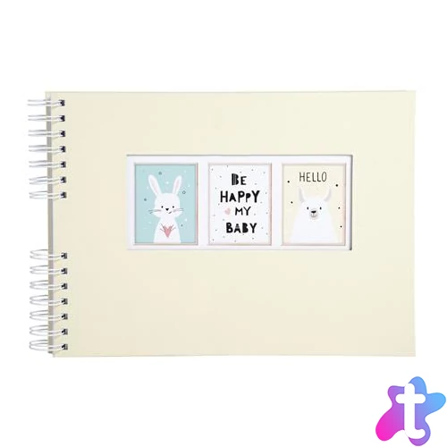 Kreatív scrapbook készlet, EXACOMPTA, pasztell sárga