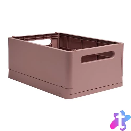 Tárolódoboz, A4+, összecsukható, EXACOMPTA "Skandi", rózsaszín