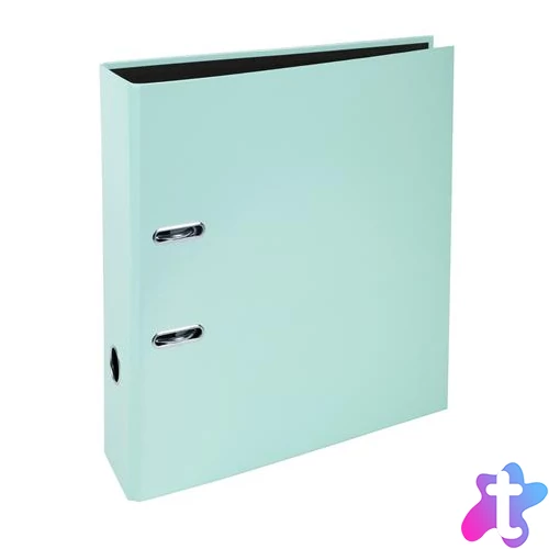 Iratrendező, 80 mm, A4, karton, EXACOMPTA "Aquarel", pasztell zöld