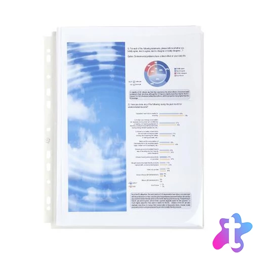 Katalógustartó genotherm, lefűzhető, A4, PP, EXACOMPTA