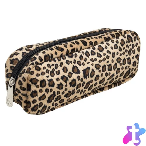 Tolltartó, cipzáras, szögletes, EXACOMPTA "Leopard"