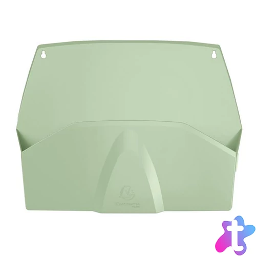 Fali rendszerező, 1 rekeszes, fekvő, 38,2x28,9x7,2 cm, EXACOMPTA "Autentik", zsályazöld