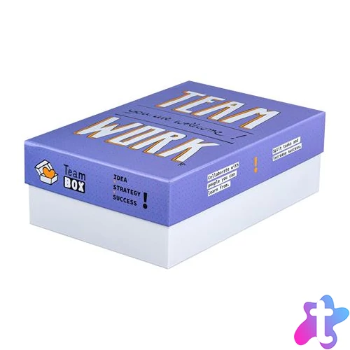 Ajándékdoboz, 24x36x12 cm, EXACOMPTA, csapatmunka