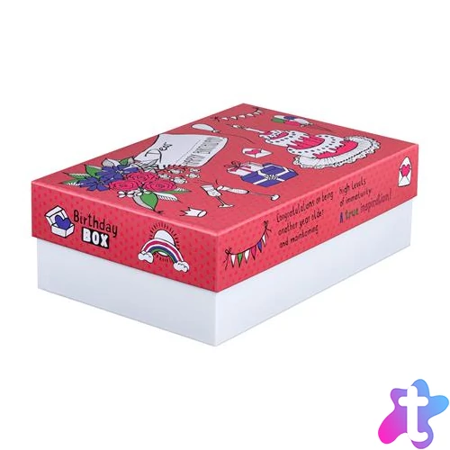 Ajándékdoboz, 24x36x12 cm, EXACOMPTA, születésnap