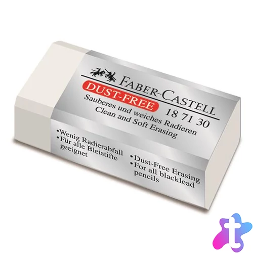 Radír, forgácsmentes, kicsi, FABER-CASTELL