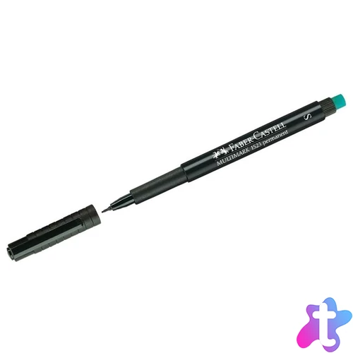 Alkoholos marker, OHP, 0,4 mm, FABER-CASTELL "Multimark 1523", fekete