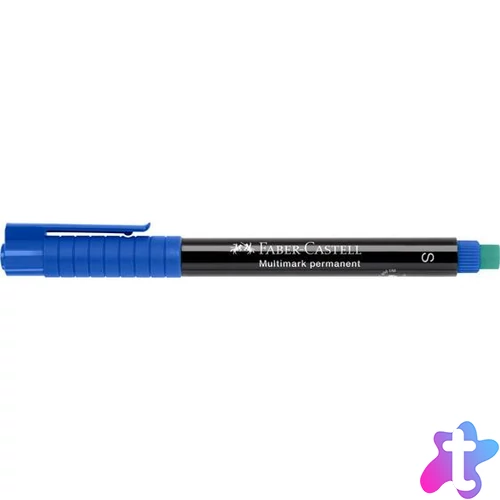 Alkoholos marker, OHP, 0,4 mm, FABER-CASTELL "Multimark 1523", kék