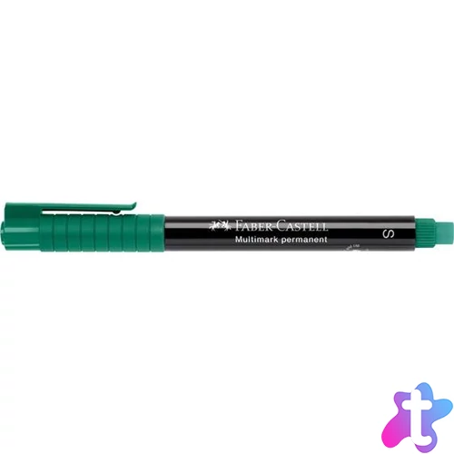 Alkoholos marker, OHP, 0,4 mm, FABER-CASTELL "Multimark 1523", zöld