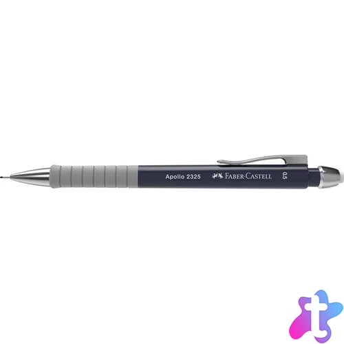 Nyomósirón, 0,5 mm, sötétkék tolltest, FABER-CASTELL "Apollo 2325"