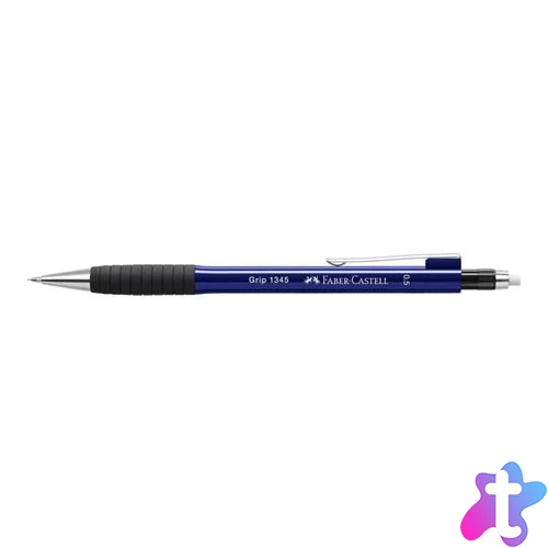 Nyomósirón, 0,5 mm, FABER-CASTELL "Grip 1345", sötétkék