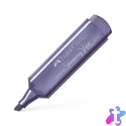Szövegkiemelő, 1-5 mm, FABER-CASTELL "1546", metál lila