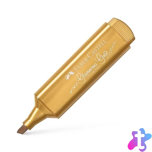 Szövegkiemelő, 1-5 mm, FABER-CASTELL "1546", metál arany