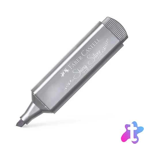 Szövegkiemelő, 1-5 mm, FABER-CASTELL "1546", metál ezüst