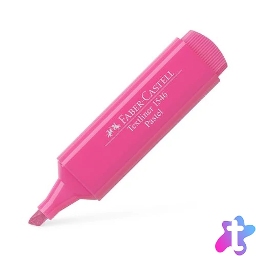 Szövegkiemelő, 1-5 mm, FABER-CASTELL "1546 Pastel", rózsaszín