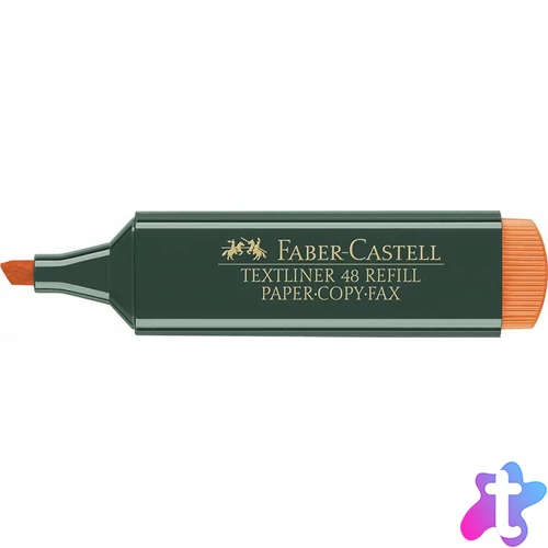 Szövegkiemelő, 1-5 mm, FABER-CASTELL, "Textliner 48", narancs