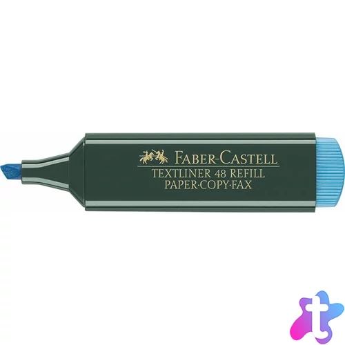 Szövegkiemelő, 1-5 mm, FABER-CASTELL, "Textliner 48", kék
