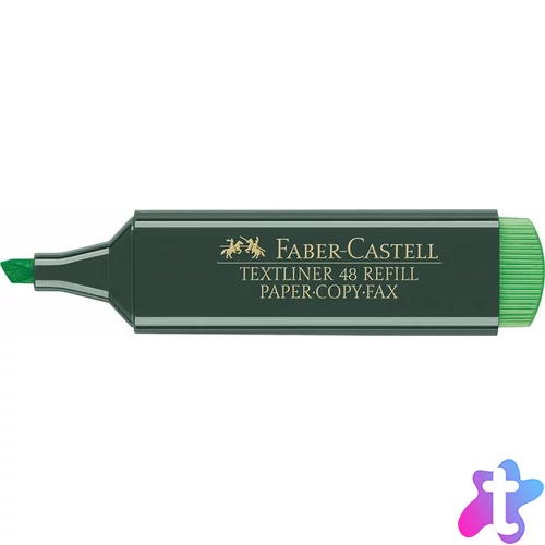 Szövegkiemelő, 1-5 mm, FABER-CASTELL, "Textliner 48", zöld