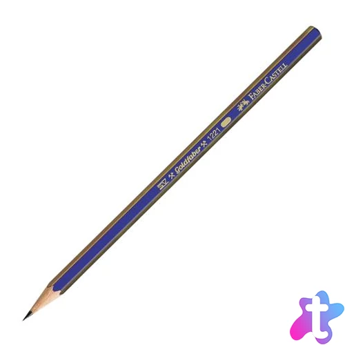 Grafitceruza, 3B, hatszögletű, FABER-CASTELL "Goldfaber"