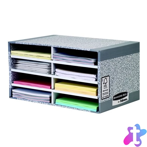 Irattároló, asztali, karton, "BANKERS BOX® SYSTEM by FELLOWES®"